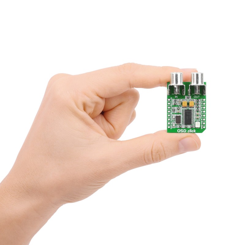 OSD click - Breakout Board for MAX7456 On Screen Display Module