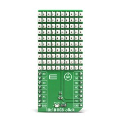 Shop Click Boards Display & LED LED Matrix 10x10 RGB Click Front Shop Click Boards Display & LED LED Matrix 10x10 RGB Click Front