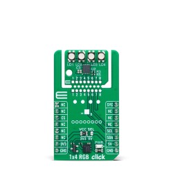 Shop Click Boards Display & LED LED Matrix 1x4 RGB Click Front Shop Click Boards Display & LED LED Matrix 1x4 RGB Click Front