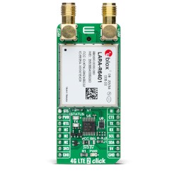 Shop Click Boards Wireless Connectivity GSM/LTE 4G LTE 2 Click - Voice (for North America) Front Shop Click Boards Wireless Connectivity GSM/LTE 4G LTE 2 Click - Voice (for North America) Front