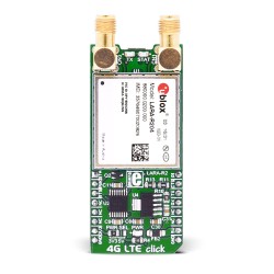 MikroE Wireless Connectivity4G LTE-NA click (North America) front MikroE Wireless Connectivity4G LTE-NA click (North America) front