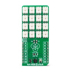 Shop Click Boards Display & LED LED Matrix 4x4 RGB 2 Click Front Shop Click Boards Display & LED LED Matrix 4x4 RGB 2 Click Front