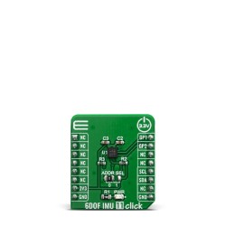 Click Boards Sensors Motion 6DOF IMU 11 Click Front Click Boards Sensors Motion 6DOF IMU 11 Click Front
