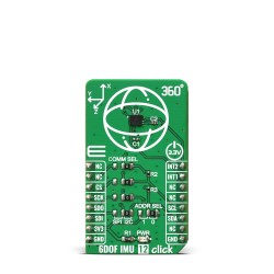 Click Boards Sensors Motion 6DOF IMU 12 Click Front Click Boards Sensors Motion 6DOF IMU 12 Click Front