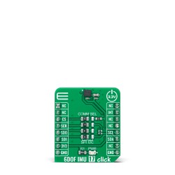 Shop Click Boards Sensors Motion 6DOF IMU 17 Click Front Shop Click Boards Sensors Motion 6DOF IMU 17 Click Front