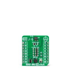 6DOF IMU 20 Click - BMI323 Accelerometer & Gyro Module - Front 6DOF IMU 20 Click - BMI323 Accelerometer & Gyro Module - Front