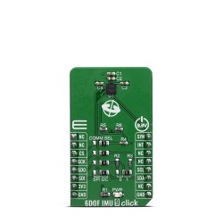 6DOF IMU 9 Click board with IAM-20680 accelerometer gyroscope - Front 6DOF IMU 9 Click board with IAM-20680 accelerometer gyroscope - Front