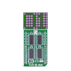 Shop Click Boards Display & LED LED Matrix 7x10 G Click Front Shop Click Boards Display & LED LED Matrix 7x10 G Click Front
