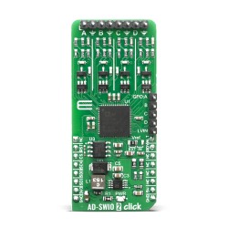 AD-SWIO 2 Click - AD74413R Analog Signal Conditioning Module - Front AD-SWIO 2 Click - AD74413R Analog Signal Conditioning Module - Front