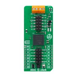 Shop Click Boards Mixed Signal ADC-DAC ADAC 2 Click Front Shop Click Boards Mixed Signal ADC-DAC ADAC 2 Click Front