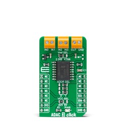 Shop Click Boards Mixed Signal ADC-DAC ADAC 3 Click Front Shop Click Boards Mixed Signal ADC-DAC ADAC 3 Click Front