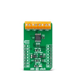 Shop Click Boards Mixed Signal ADC ADC 10 Click Front Shop Click Boards Mixed Signal ADC ADC 10 Click Front