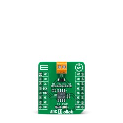 Shop Click Boards Mixed Signal ADC ADC 11 Click Front Shop Click Boards Mixed Signal ADC ADC 11 Click Front