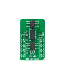 Shop Click Boards Mixed Signal ADC ADC 13 Click Front Shop Click Boards Mixed Signal ADC ADC 13 Click Front
