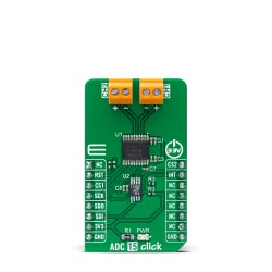 Shop Click Boards Mixed Signal ADC ADC 15 Click Front Shop Click Boards Mixed Signal ADC ADC 15 Click Front