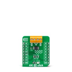 Shop Click Boards Mixed Signal ADC ADC 19 click Front Shop Click Boards Mixed Signal ADC ADC 19 click Front