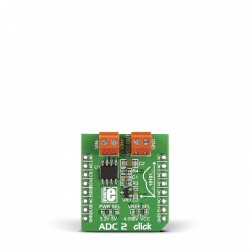 Shop Click Boards Mixed Signal ADC ADC 2 Click Front Shop Click Boards Mixed Signal ADC ADC 2 Click Front