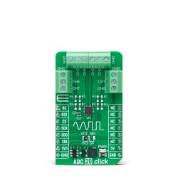 Shop Click Boards Mixed Signal ADC ADC 20 Click Front Shop Click Boards Mixed Signal ADC ADC 20 Click Front