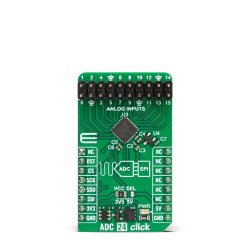 Shop Click Boards Mixed Signal ADC ADC 24 Click Front Shop Click Boards Mixed Signal ADC ADC 24 Click Front