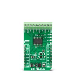 Shop Click Boards Mixed Signal ADC ADC 27 Click Front Shop Click Boards Mixed Signal ADC ADC 27 Click Front