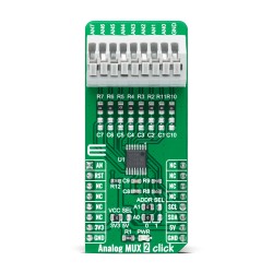Shop Click Boards Mixed Signal Measurements Analog MUX 2 Click Front Shop Click Boards Mixed Signal Measurements Analog MUX 2 Click Front