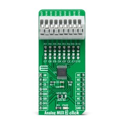 Shop Click Boards Mixed Signal Measurements Analog MUX 3 Click Front Shop Click Boards Mixed Signal Measurements Analog MUX 3 Click Front