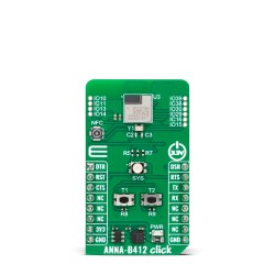 Shop Click Boards Wireless Connectivity BT/BLE ANNA-B412 Click Front Shop Click Boards Wireless Connectivity BT/BLE ANNA-B412 Click Front
