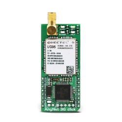 Mikroe Wireless Connectivity AnyNet 3G-AA Click (for United States) front Mikroe Wireless Connectivity AnyNet 3G-AA Click (for United States) front