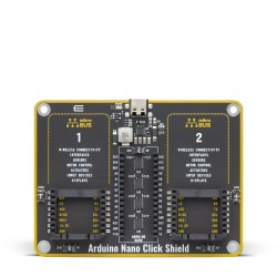 Shop Click Boards Click Shields Arduino Nano Click Shield Front Shop Click Boards Click Shields Arduino Nano Click Shield Front