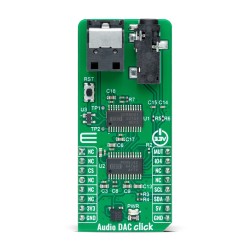 Shop Click Boards Audio & Voice Speakers Audio DAC Click Front Shop Click Boards Audio & Voice Speakers Audio DAC Click Front