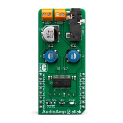 Mikroe Click Boards Audio and Voice AudioAmp 6 front Mikroe Click Boards Audio and Voice AudioAmp 6 front