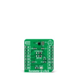 Barometer 8 Click - ILPS22QS Barometric Pressure & Altitude Sensor - Front Barometer 8 Click - ILPS22QS Barometric Pressure & Altitude Sensor - Front