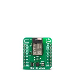 Shop Click Boards Wireless Connectivity BT/BLE BGM113 Click Front Shop Click Boards Wireless Connectivity BT/BLE BGM113 Click Front