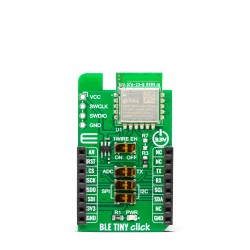 Click Boards Wireless Connectivity BT/BLE BLE TINY click front  Click Boards Wireless Connectivity BT/BLE BLE TINY click front
