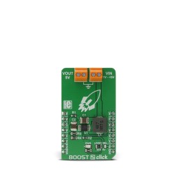 MCP1642B-ADJ Boost Converter | BOOST 2 Click Board™ - Front MCP1642B-ADJ Boost Converter | BOOST 2 Click Board™ - Front