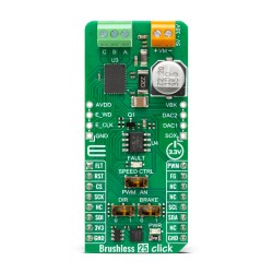 Shop Click Boards Motor Control Brushless Brushless 25 Click Front Shop Click Boards Motor Control Brushless Brushless 25 Click Front