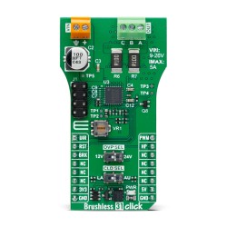 Shop Click Boards Motor Control Brushless Brushless 31 Click Front Shop Click Boards Motor Control Brushless Brushless 31 Click Front
