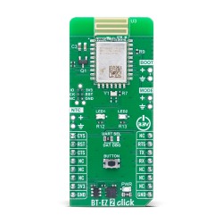 Shop Click Boards Wireless Connectivity BT/BLE BT-EZ 2 Click Front Shop Click Boards Wireless Connectivity BT/BLE BT-EZ 2 Click Front