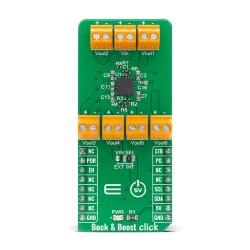 Shop Click Boards Power Management Buck-Boost Buck & Boost Click Front Shop Click Boards Power Management Buck-Boost Buck & Boost Click Front