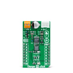 Shop Click Boards Power Management Battery charger Charger 16 Click Front Shop Click Boards Power Management Battery charger Charger 16 Click Front