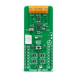 Shop Click Boards Power Management Battery charger Charger 18 Click Front Shop Click Boards Power Management Battery charger Charger 18 Click Front