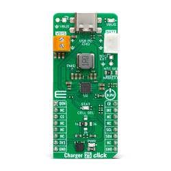 Shop Click Boards Power Management Battery charger Charger 25 Click Front Shop Click Boards Power Management Battery charger Charger 25 Click Front