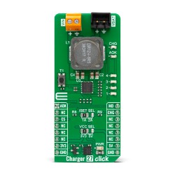 Shop Click Boards Power Management Battery charger Charger 27 Click Front Shop Click Boards Power Management Battery charger Charger 27 Click Front