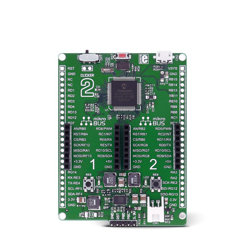 Clicker 2 for dsPIC33 front Clicker 2 for dsPIC33 front