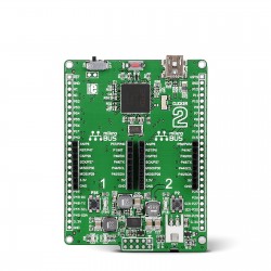 MikroE Starter Boards Clicker 2 for FT90x front MikroE Starter Boards Clicker 2 for FT90x front