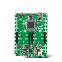 Clicker 2 for PIC32MX front Clicker 2 for PIC32MX front