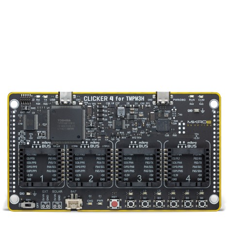 Shop Starter Boards ARM (32-bit) CLICKER 4 for TMPM3H Shop Starter Boards ARM (32-bit) CLICKER 4 for TMPM3H
