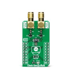 Shop Click Boards Clock & Timing Clock generator Clock Gen 5 Click Front Shop Click Boards Clock & Timing Clock generator Clock Gen 5 Click Front