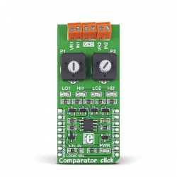 Mikroe Mixed-Signal Comparator Click front Mikroe Mixed-Signal Comparator Click front