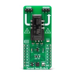 Shop Click Boards Sensors Current sensor Current Sens 2 Click Front